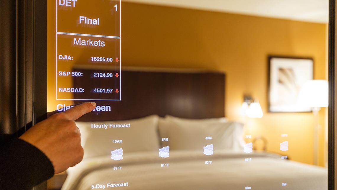 Smart Mirrors in Four Points by Sheraton (Photo: Starwood)