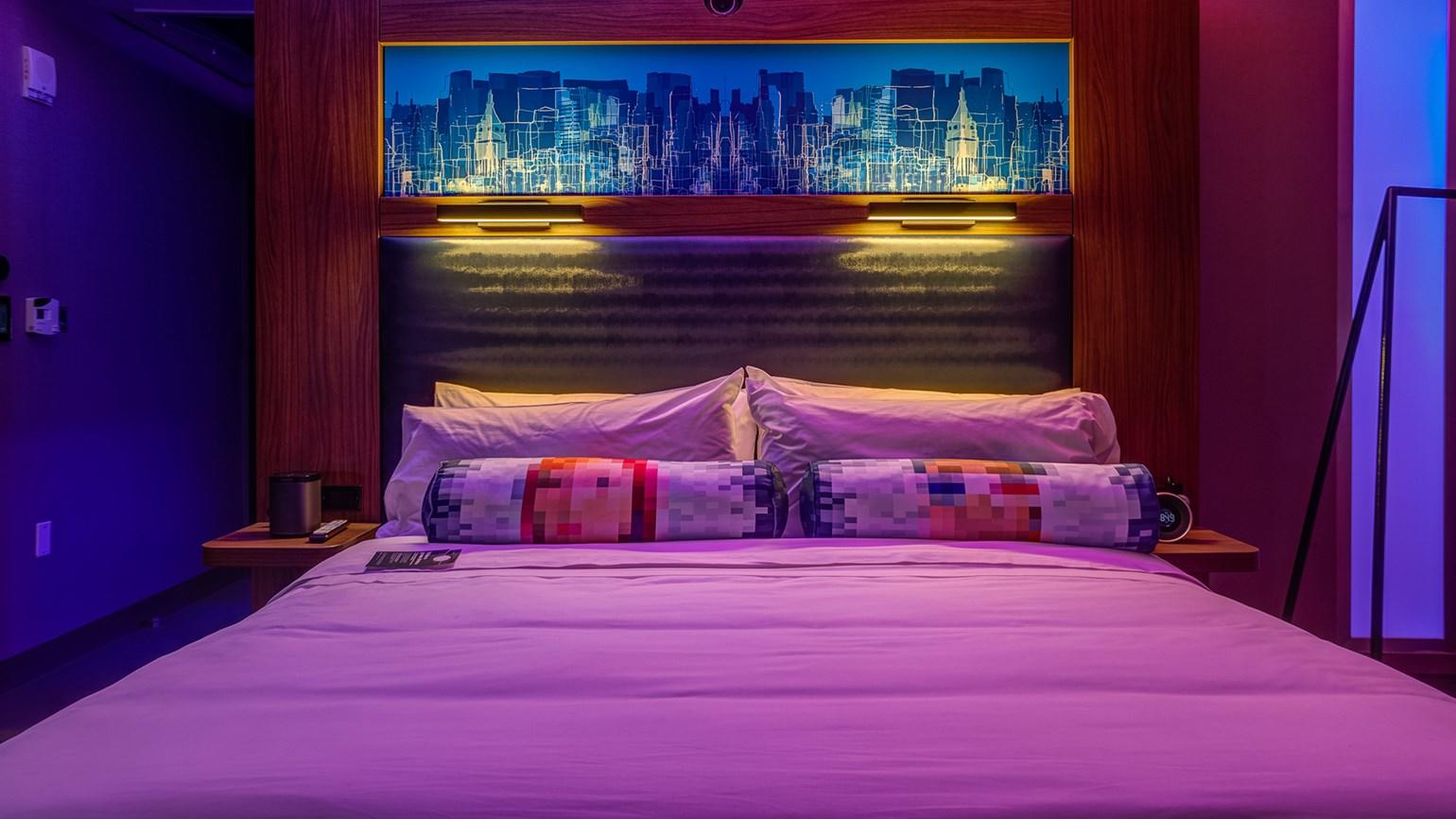 Lighting Controled by Smartphones at Aloft (Photo: Starwood)