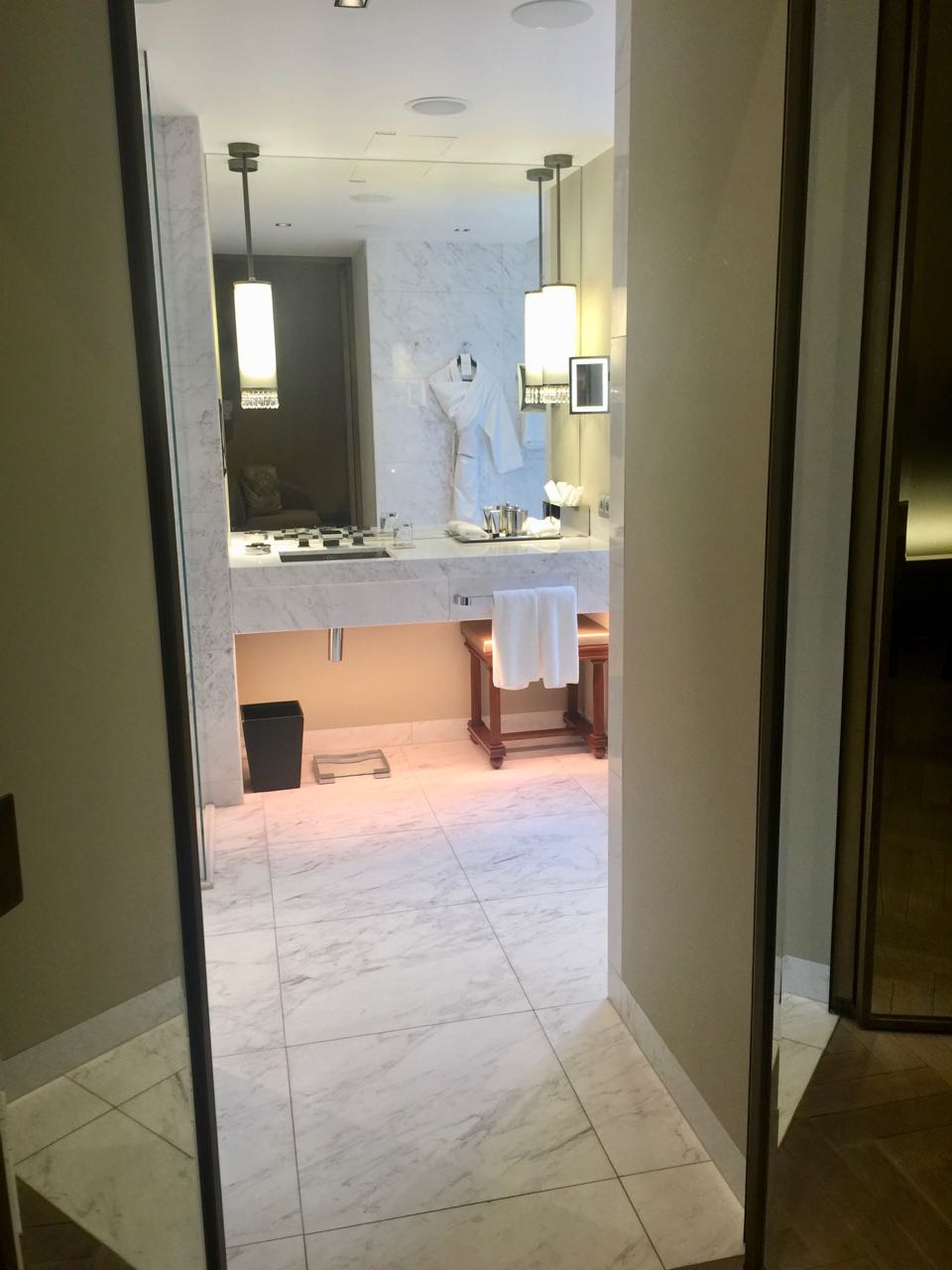 Park Hyatt Vienna | Mirrored Bath doors.