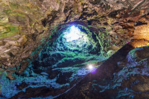 Algar do Carvao Caves, Terceira Island, Azores, Portugal