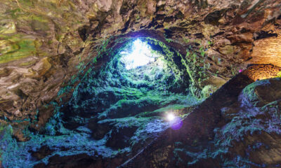 Algar do Carvao Caves, Terceira Island, Azores, Portugal