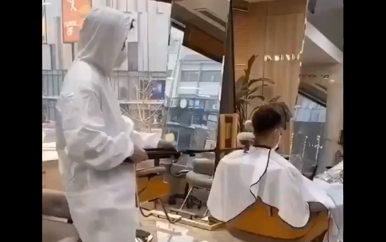 Long Distance Haircut Coronavirus