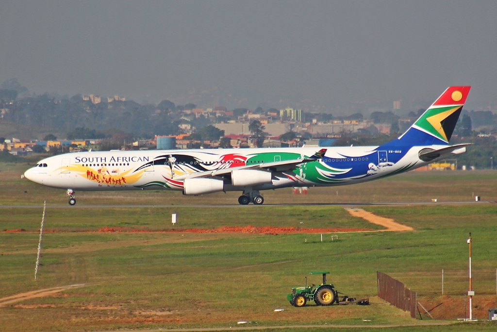 Airbus A340-300 South African Airways, Wikimedia, Rafael Luiz